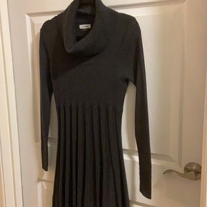 Calvin Klein charcoal sweater dress